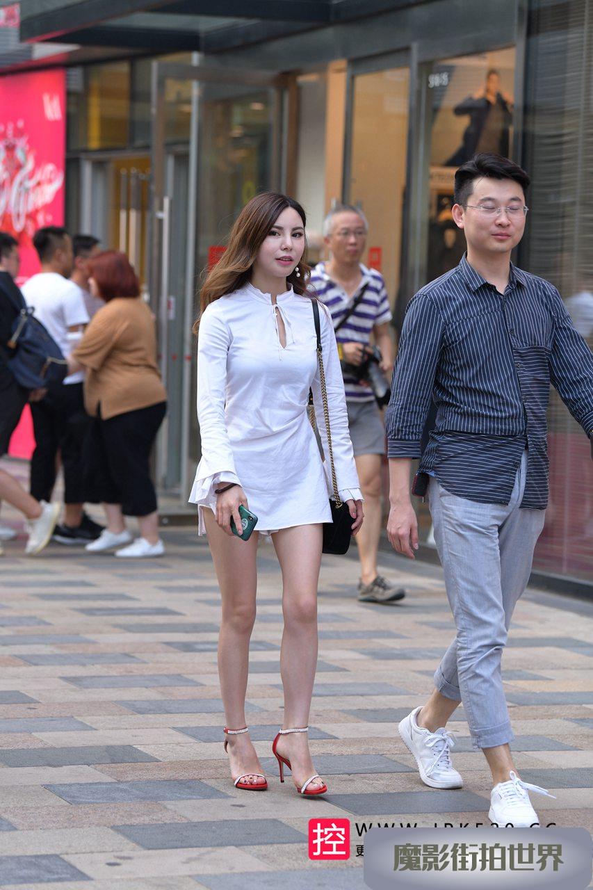 红色高跟凉鞋长腿美女3A3713[243M]