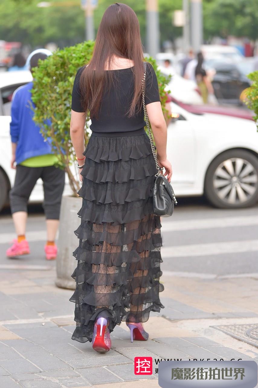 丰满时尚的蛋糕裙美女3A3395[124M]