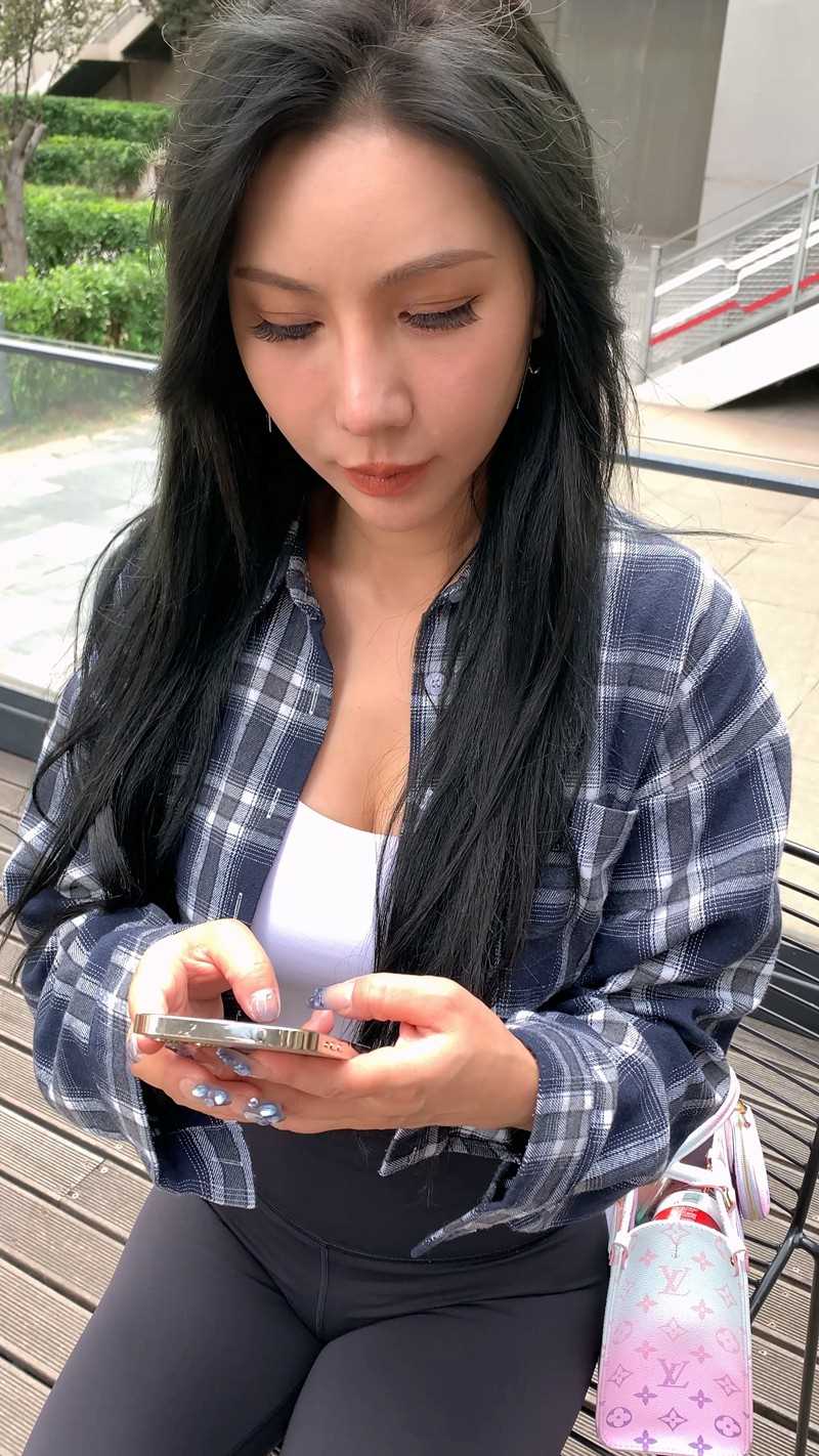 [一始专区] 黑色瑜伽裤美女