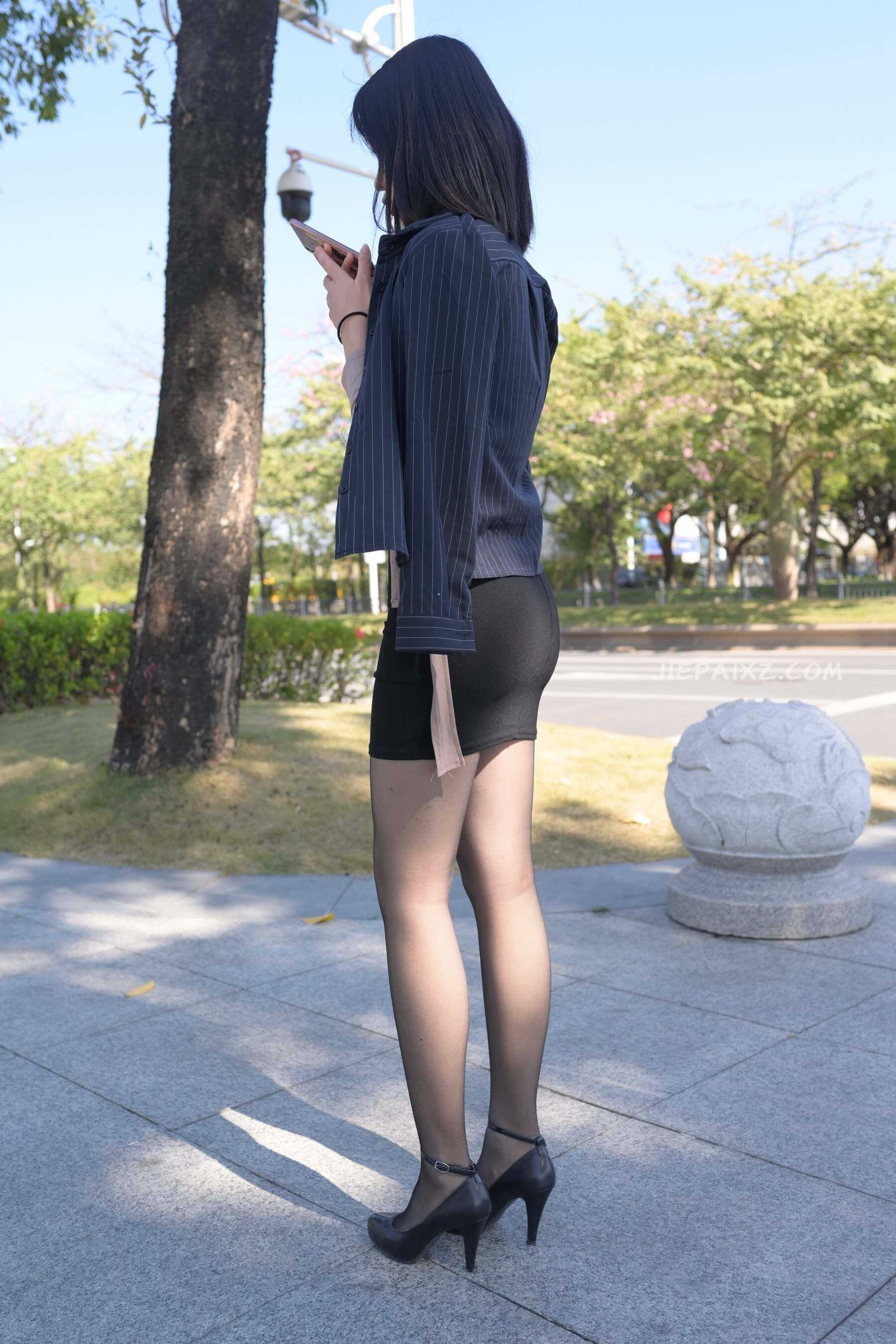 黑丝包臀裙美女 【套图+视频】