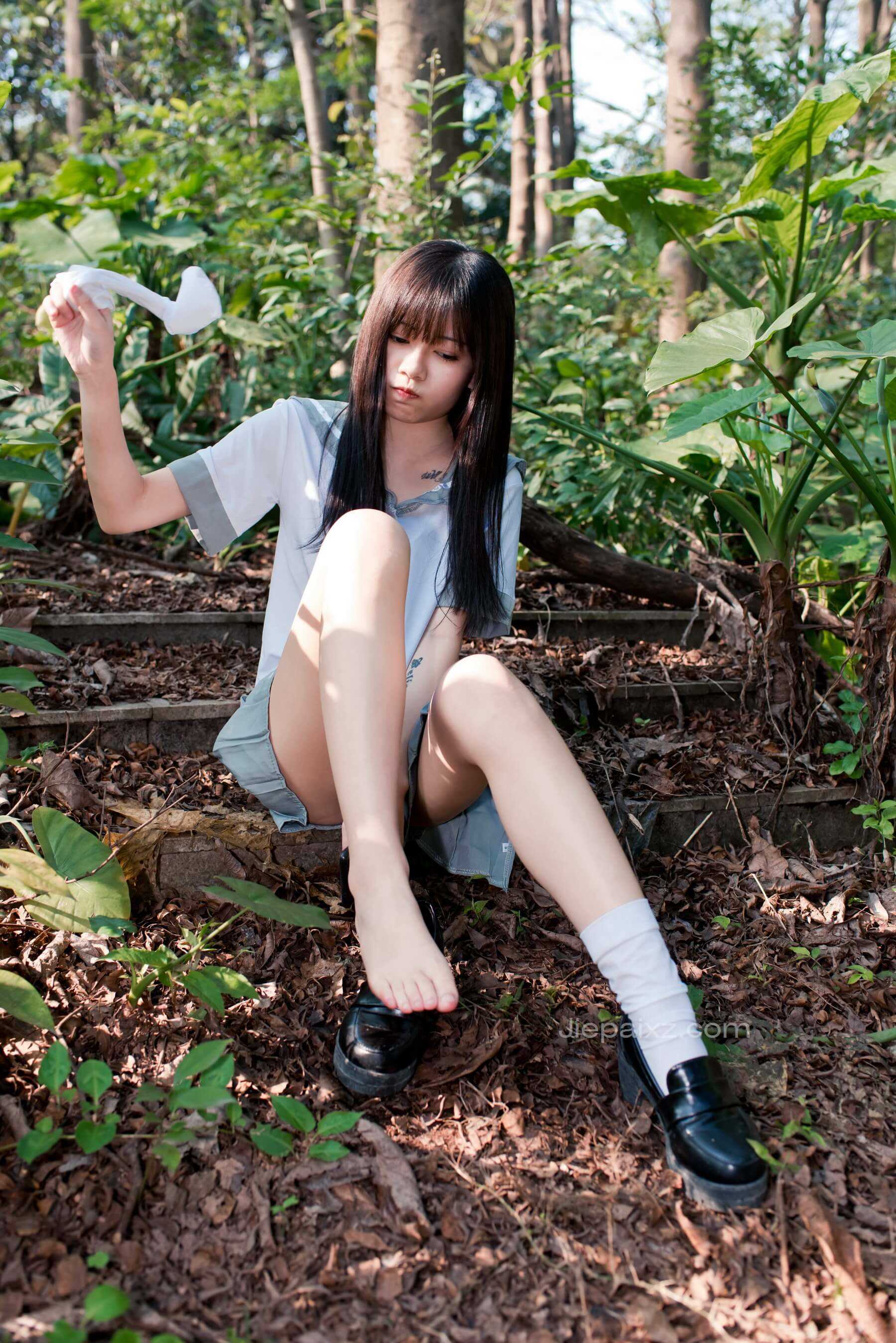御风&日系JK绝对领域郊游少女 【套图+视频】