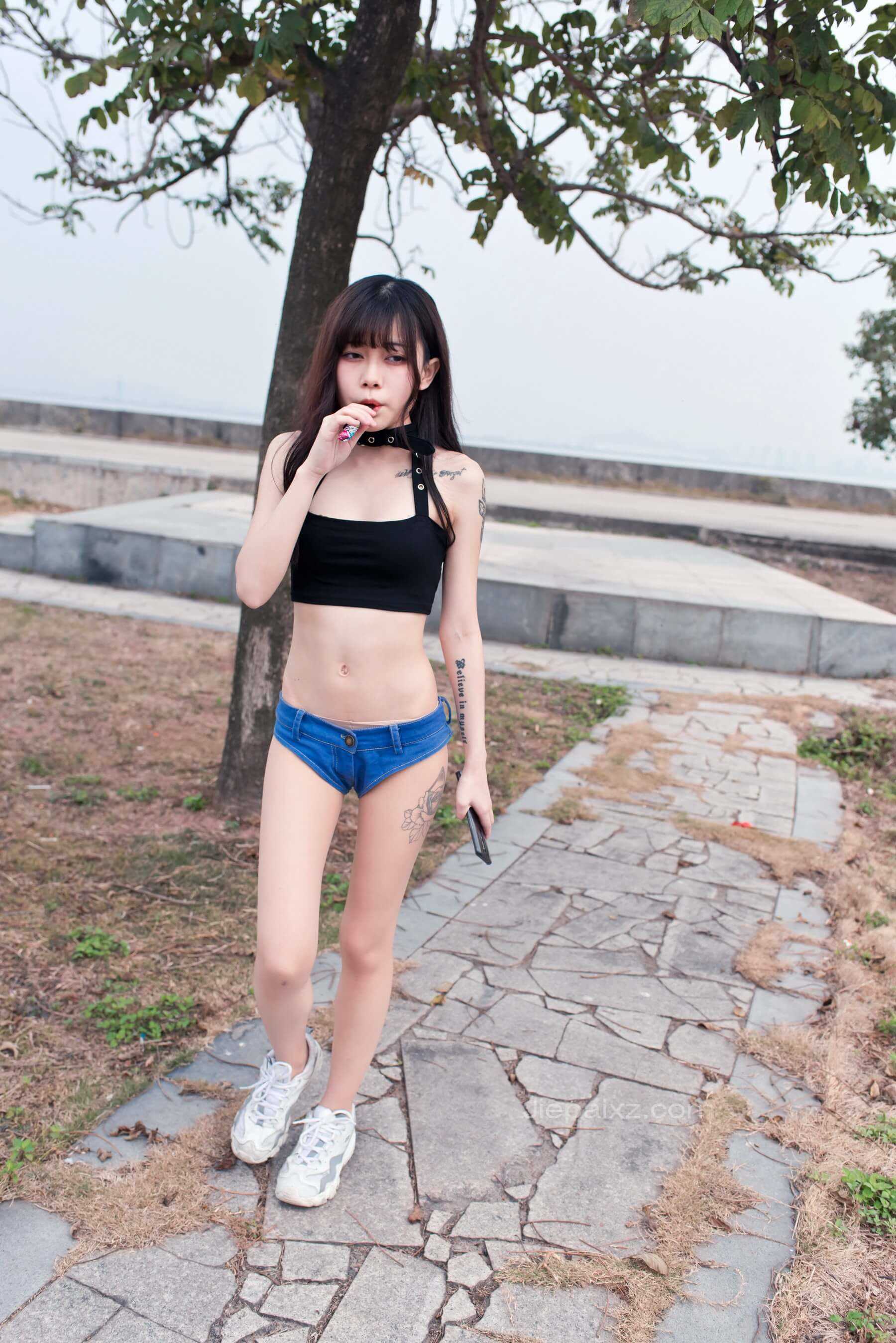 御风街拍&海鸥岛旅游的短牛妹子【套图+视频】