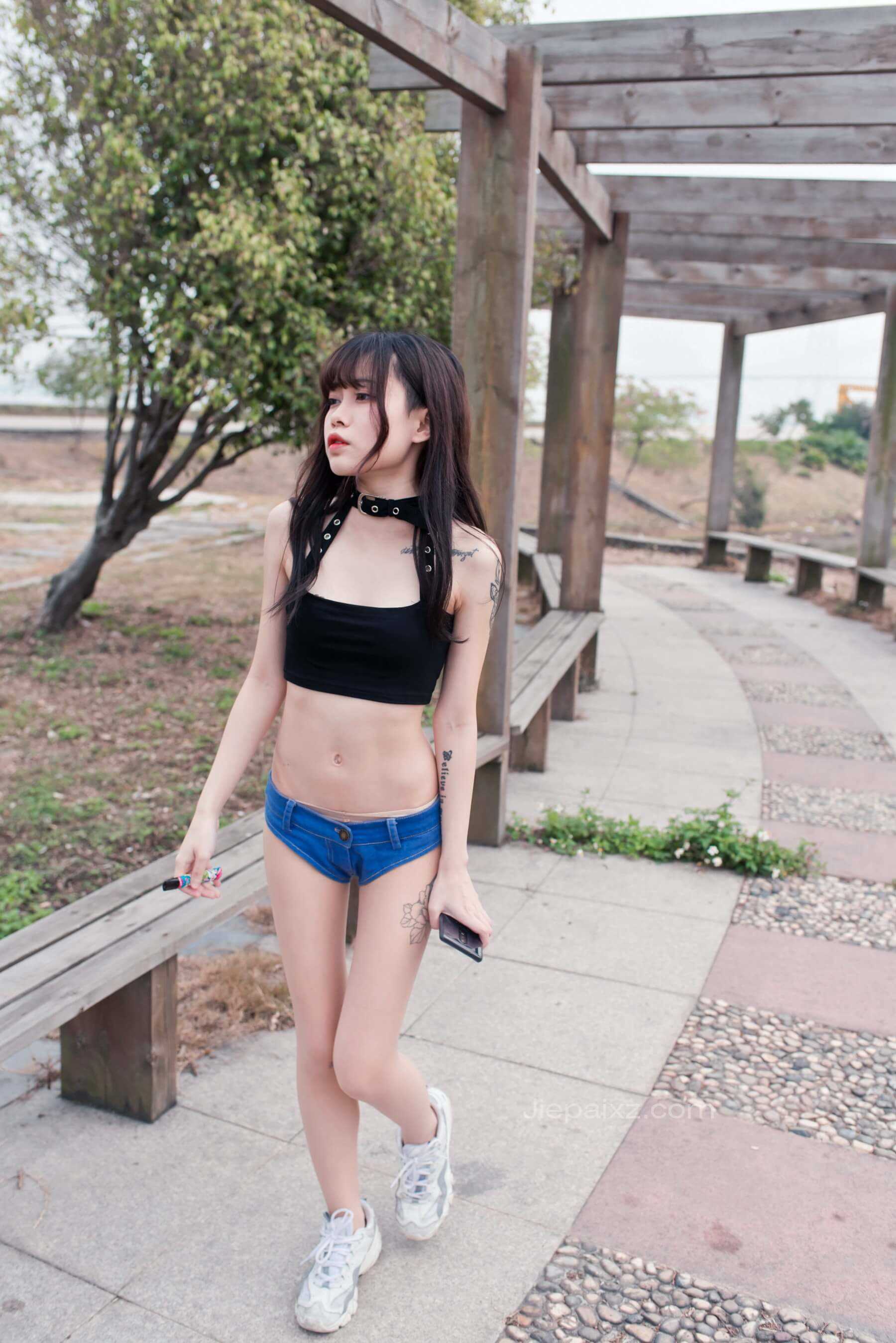 御风街拍&海鸥岛旅游的短牛妹子【套图+视频】