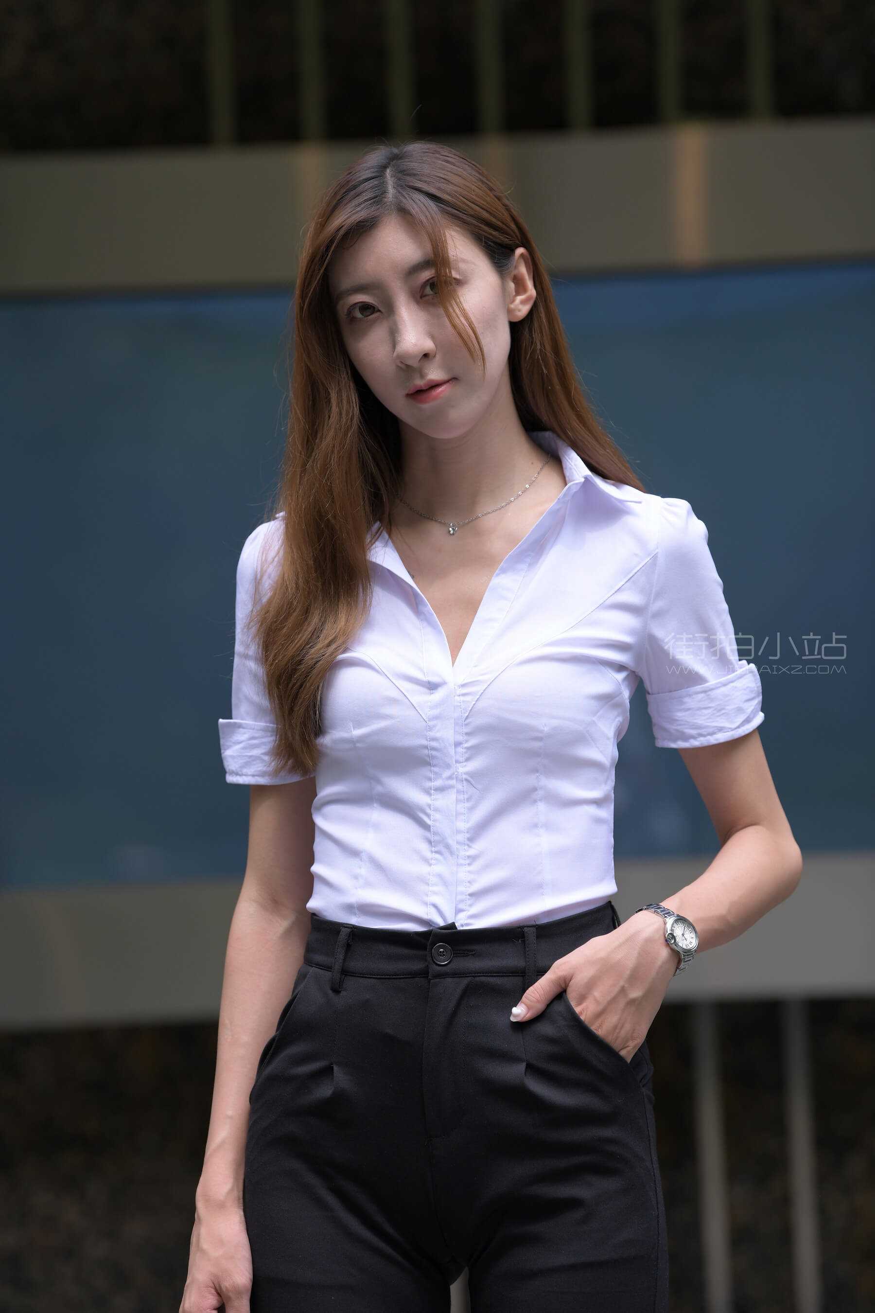 [一只麋鹿专区] 黑色西裤美女