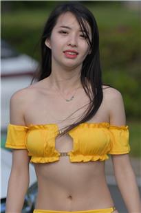 黄色泳装美女MJ3204