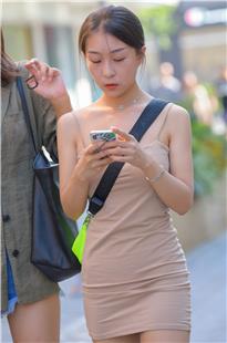 吊带包屯短裙小妹MJ1563[359M]