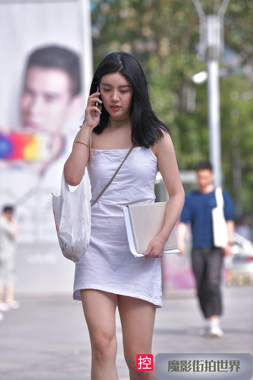 高跟长腿白裙美女MJ1258[275M]