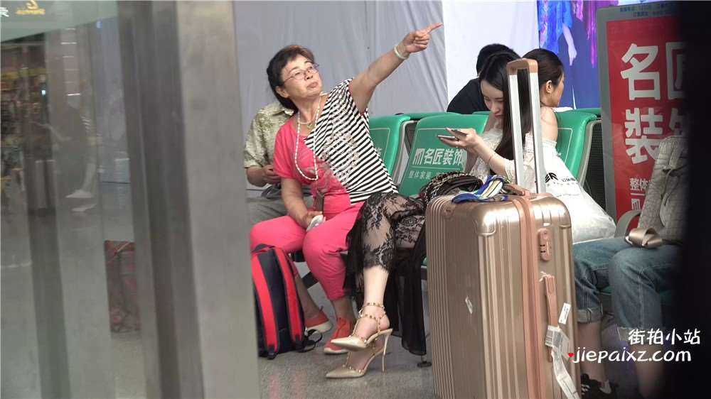 网红高跟美女