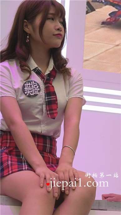 甜美可爱美腿高跟鞋小萝莉少女。