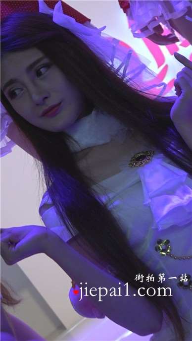 甜美小清新公主裙萌妹子showgirl