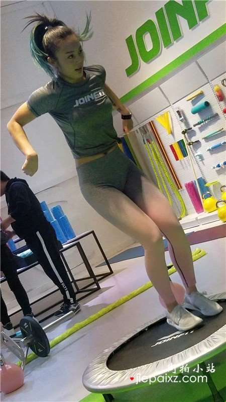 4K-弹力裤好身材运动美女