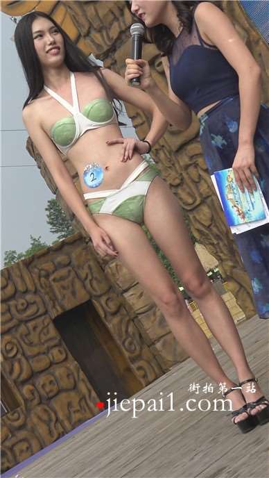 极品高挑身材长腿比基尼泳装美女