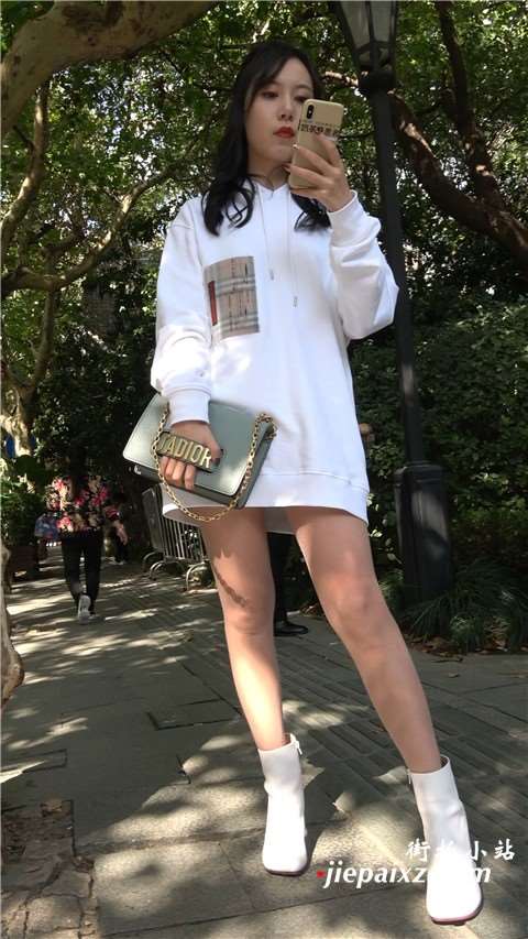 4K 白衣白鞋丝袜美女貌美如花