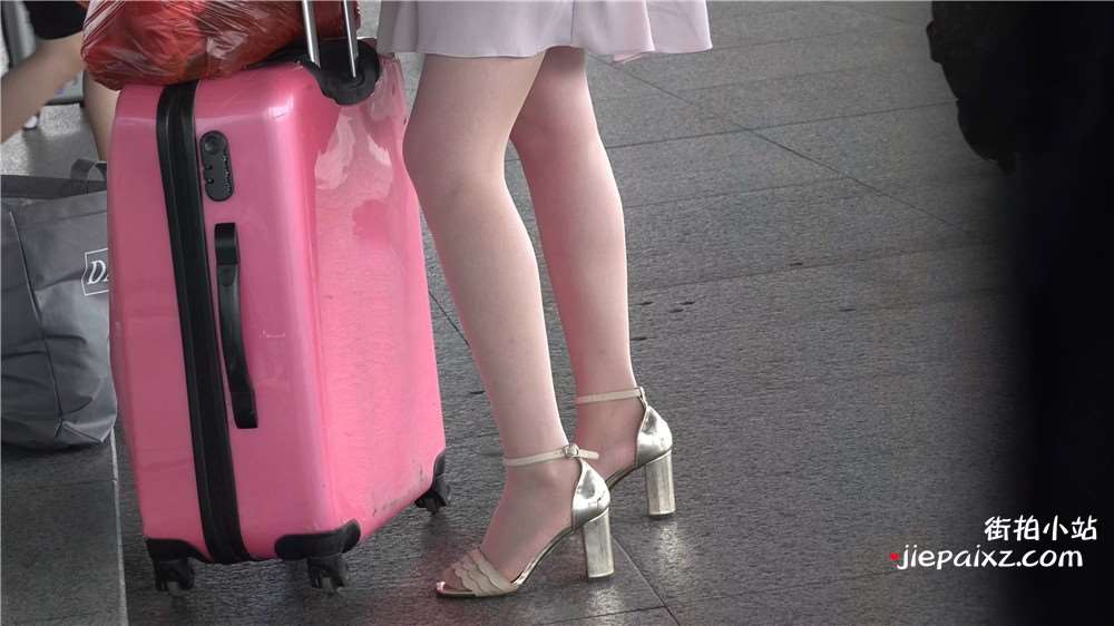 长裙，凉高，街拍丝袜美女
