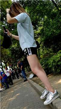 4K青春短裤美腿MM