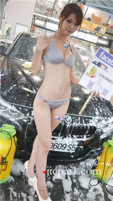 4k-车百汇汽车百货比基尼嫩模美女。