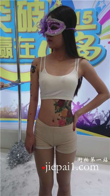 4k-小清新嫩模人体彩绘（上）