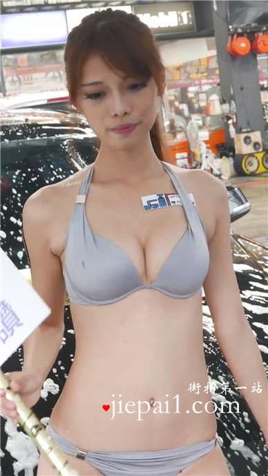 4k-车百汇汽车百货比基尼嫩模美女。