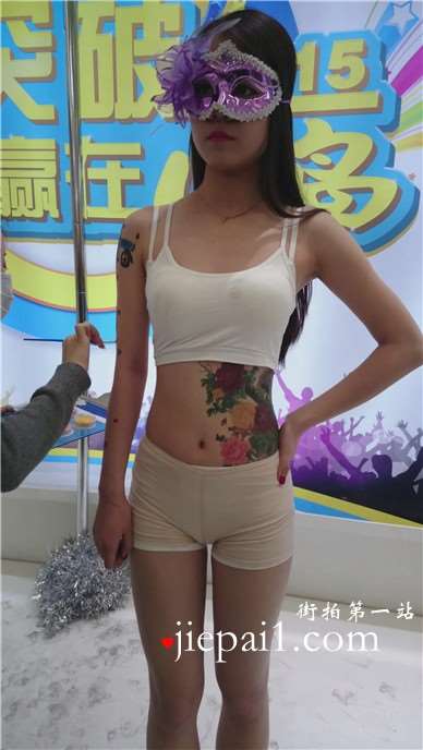4k-小清新嫩模人体彩绘（上）