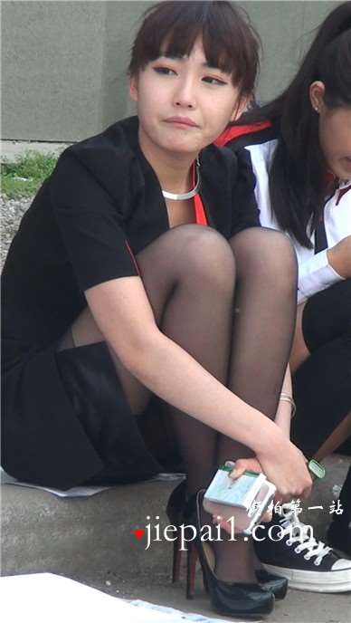 高跟黑丝OL制服小清新甜美萝莉美女。