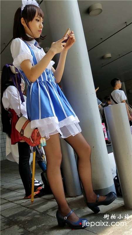 4k-极品甜美漂亮黑丝袜二次元可爱少女