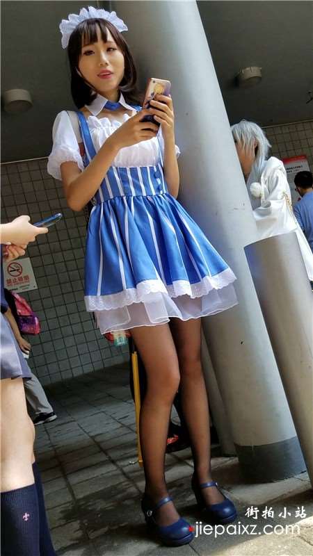 4k-极品甜美漂亮黑丝袜二次元可爱少女
