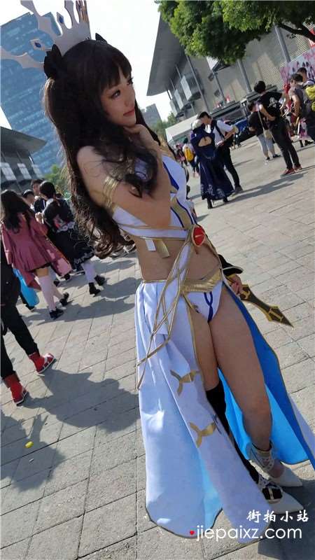 4k-笑容甜美灿烂二次元cosplay青春少女