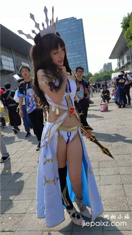 4k-笑容甜美灿烂二次元cosplay青春少女