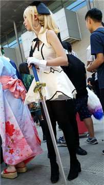 4k超清画质！可爱的短裙cosplay女孩