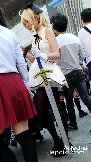 4k超清画质！可爱的短裙cosplay女孩