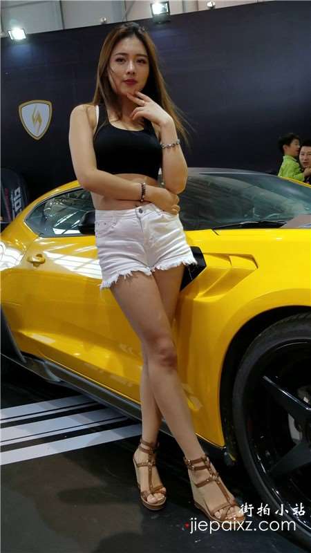 4k视频，高颜值气质甜美性感车模美女姐姐
