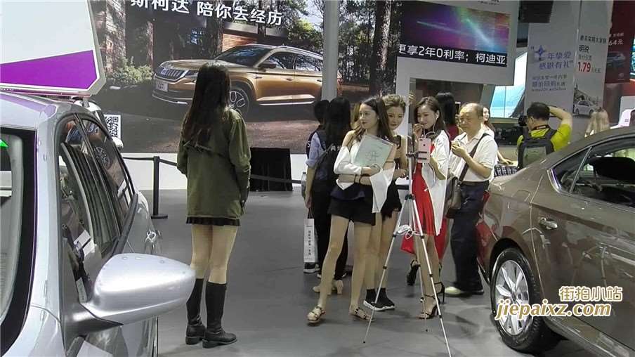 4K 车展直播、高跟裸足