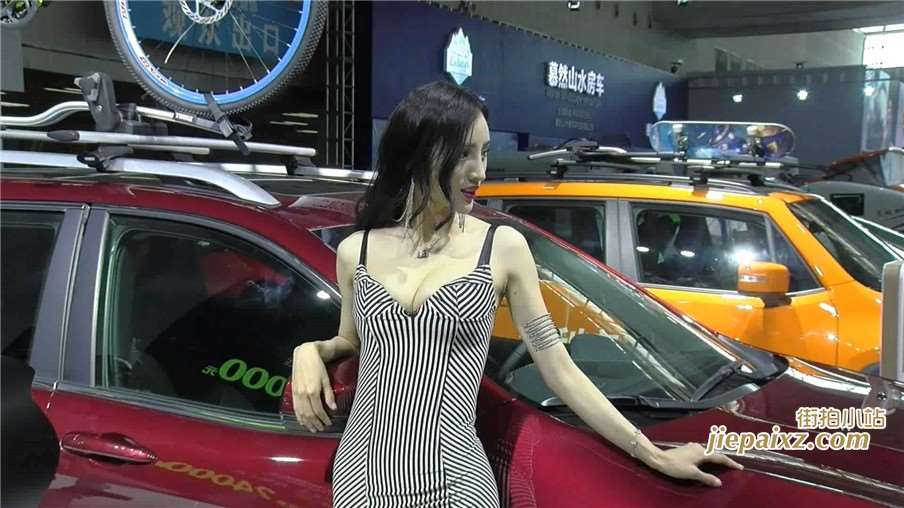 4K 车展性感水晶高跟鞋靓模