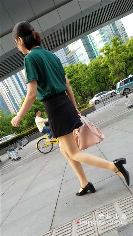 4K-极品好身材美腿包臀裙街拍美女