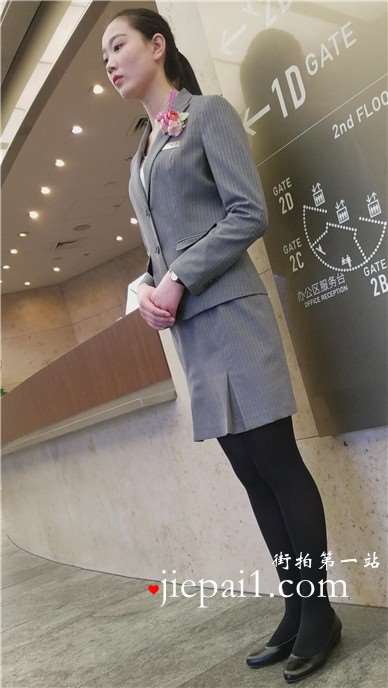 4k-黑丝长腿亭亭玉立的美女迎宾