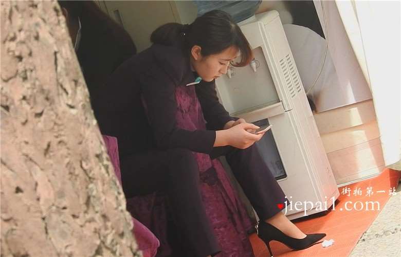 西装制服高跟鞋大美女