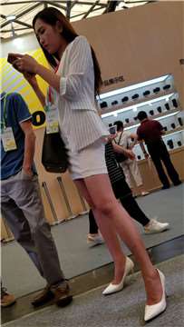 4k超清，极品大长腿性感高跟鞋OL制服美女