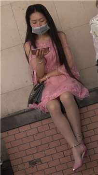 4k超清，极品高跟粉裙气质甜美女孩，美得无可挑剔