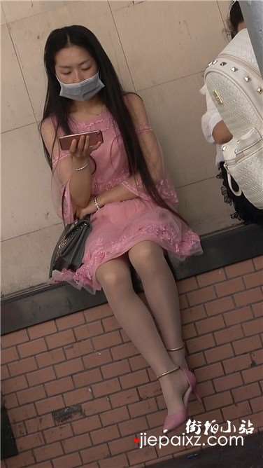 4k超清，极品高跟粉裙气质甜美女孩，美得无可挑剔