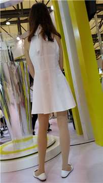 4k超清，肉丝袜长腿连衣裙气质美女