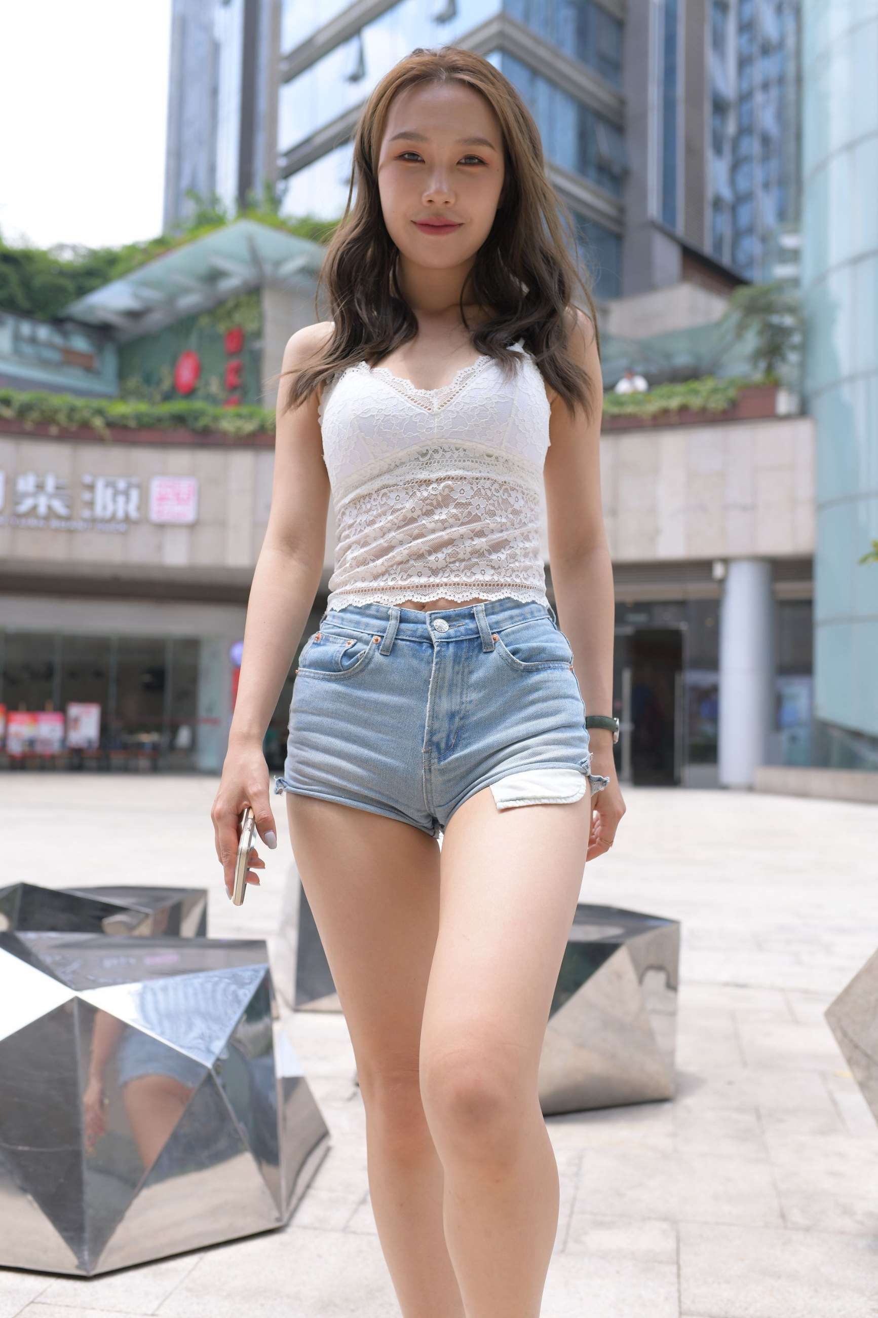 698青春靓丽热裤女孩