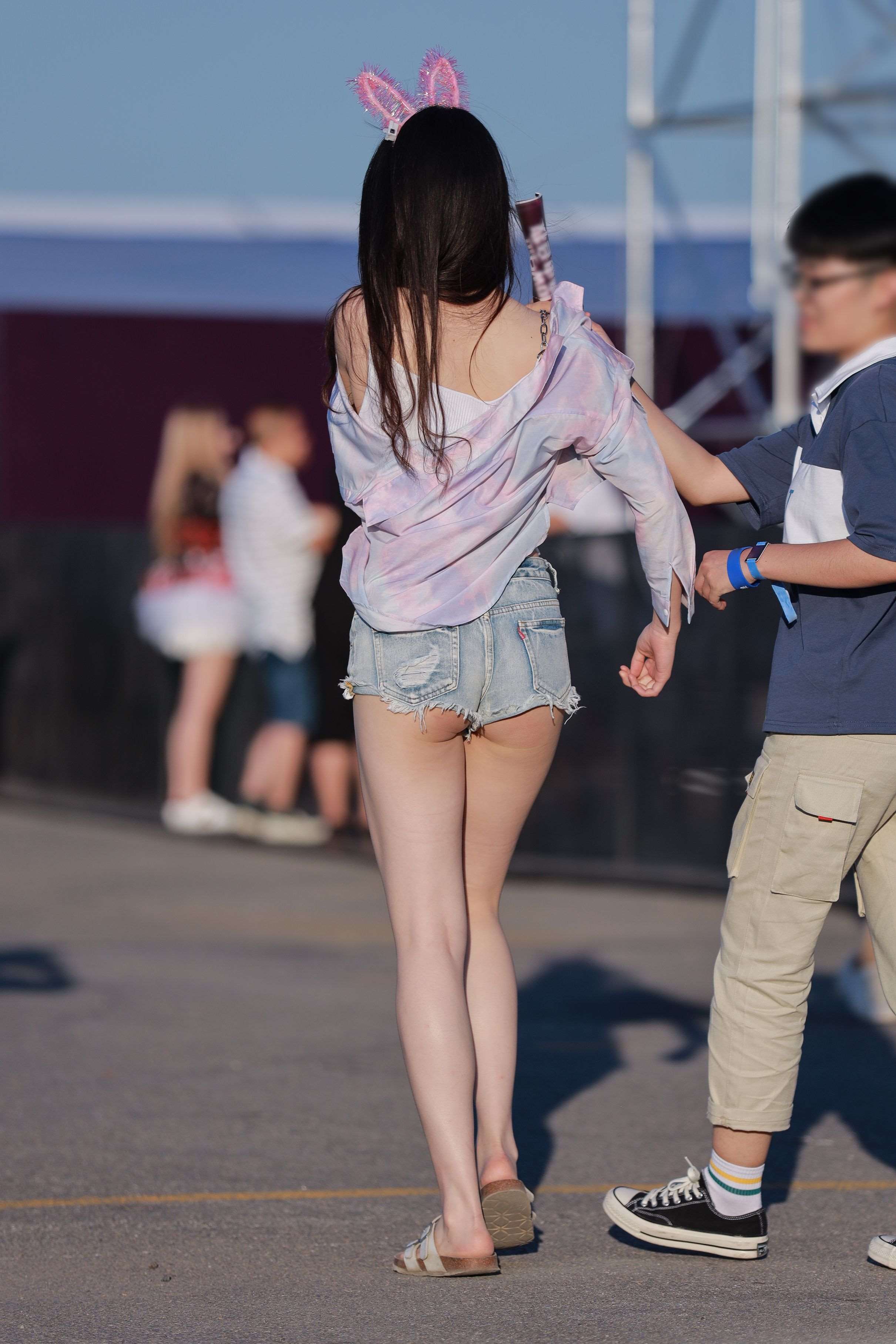 J67紧身热裤