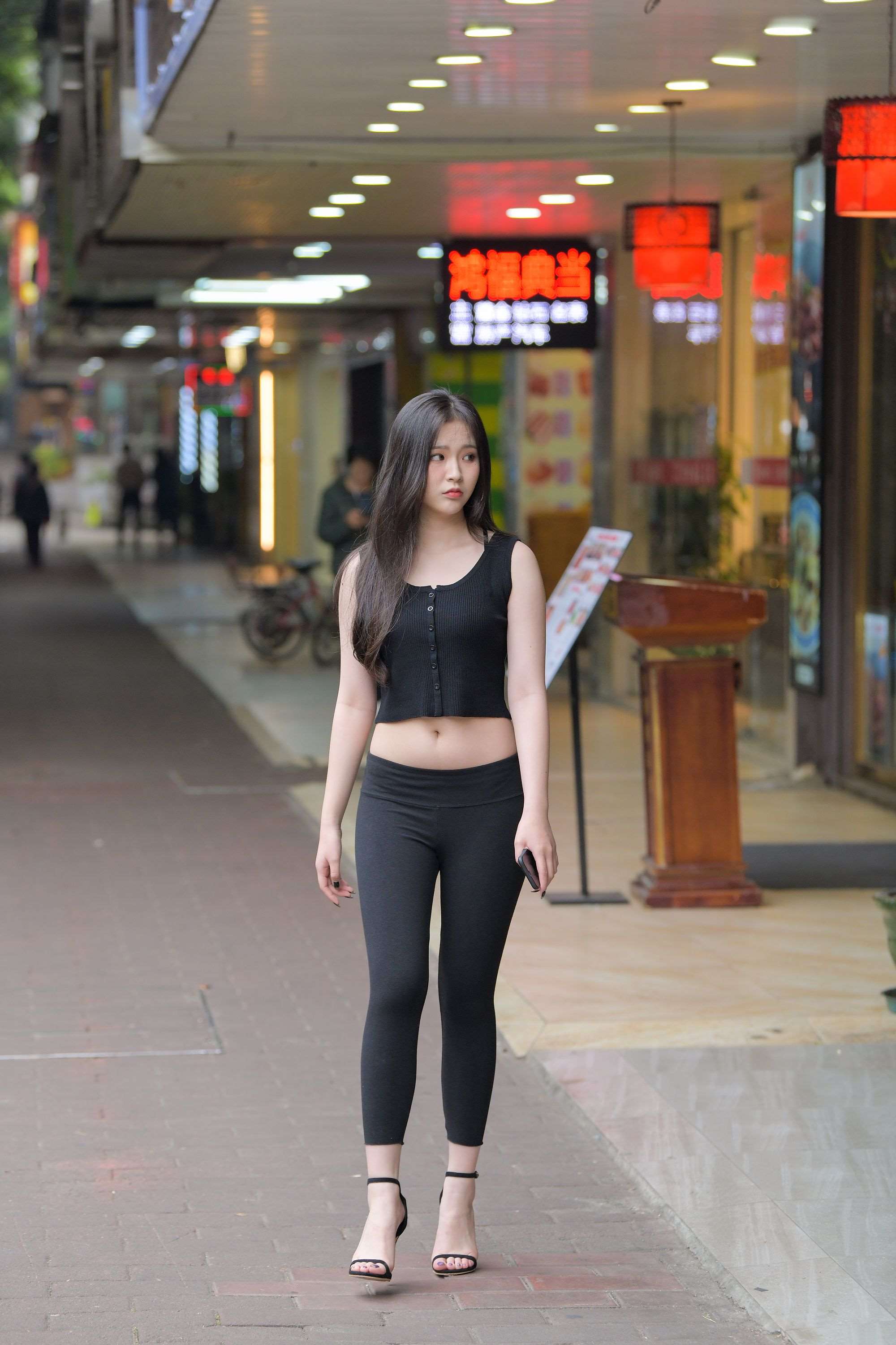 F31极品黑色瑜伽裤美女（完整版）