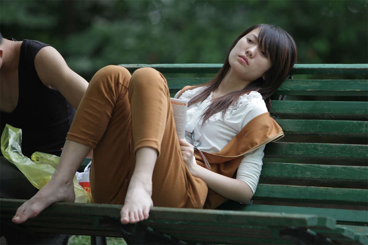 No451 漂亮女孩的玩鞋境界
