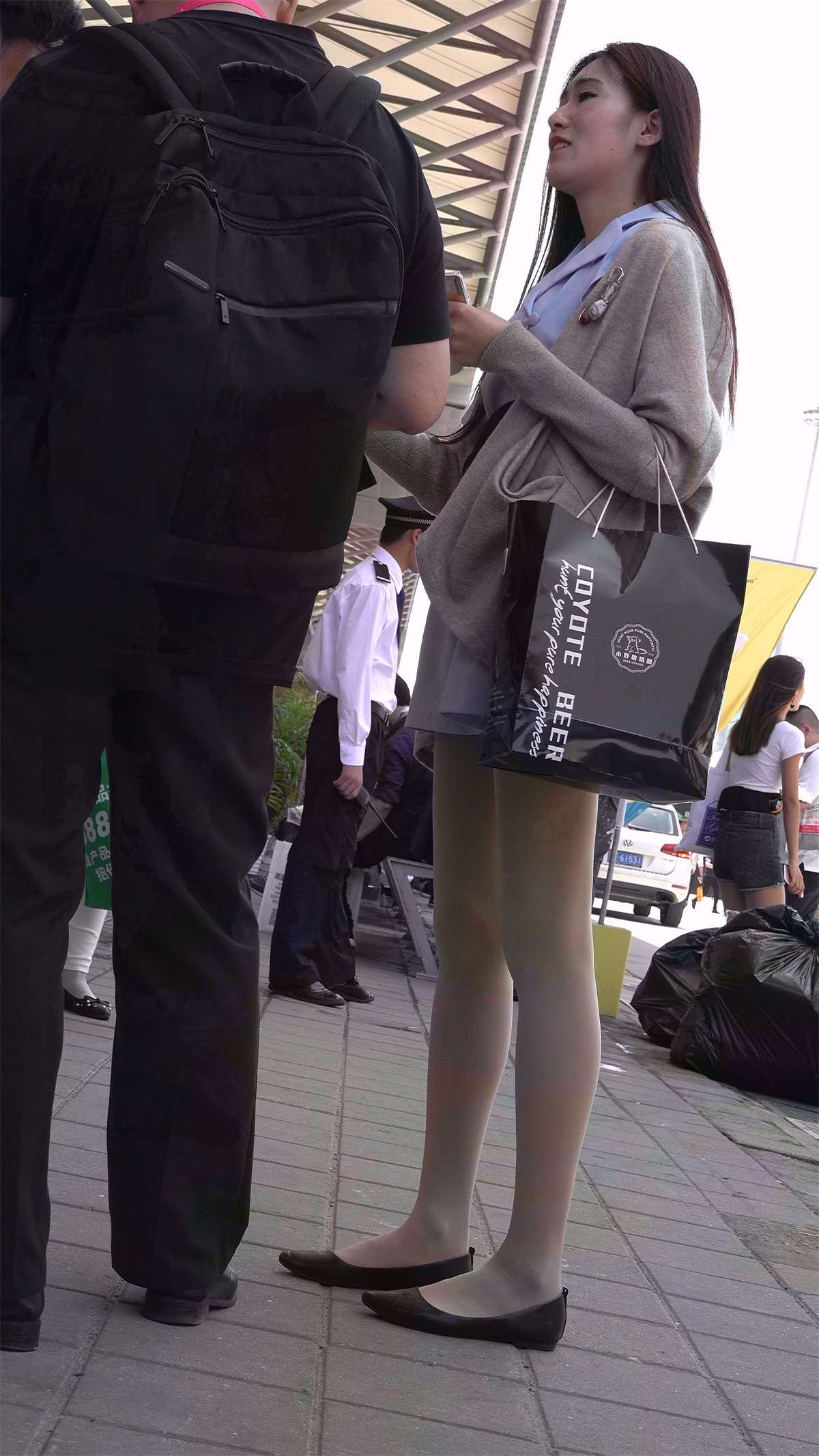满分美腿丝袜长发美眉