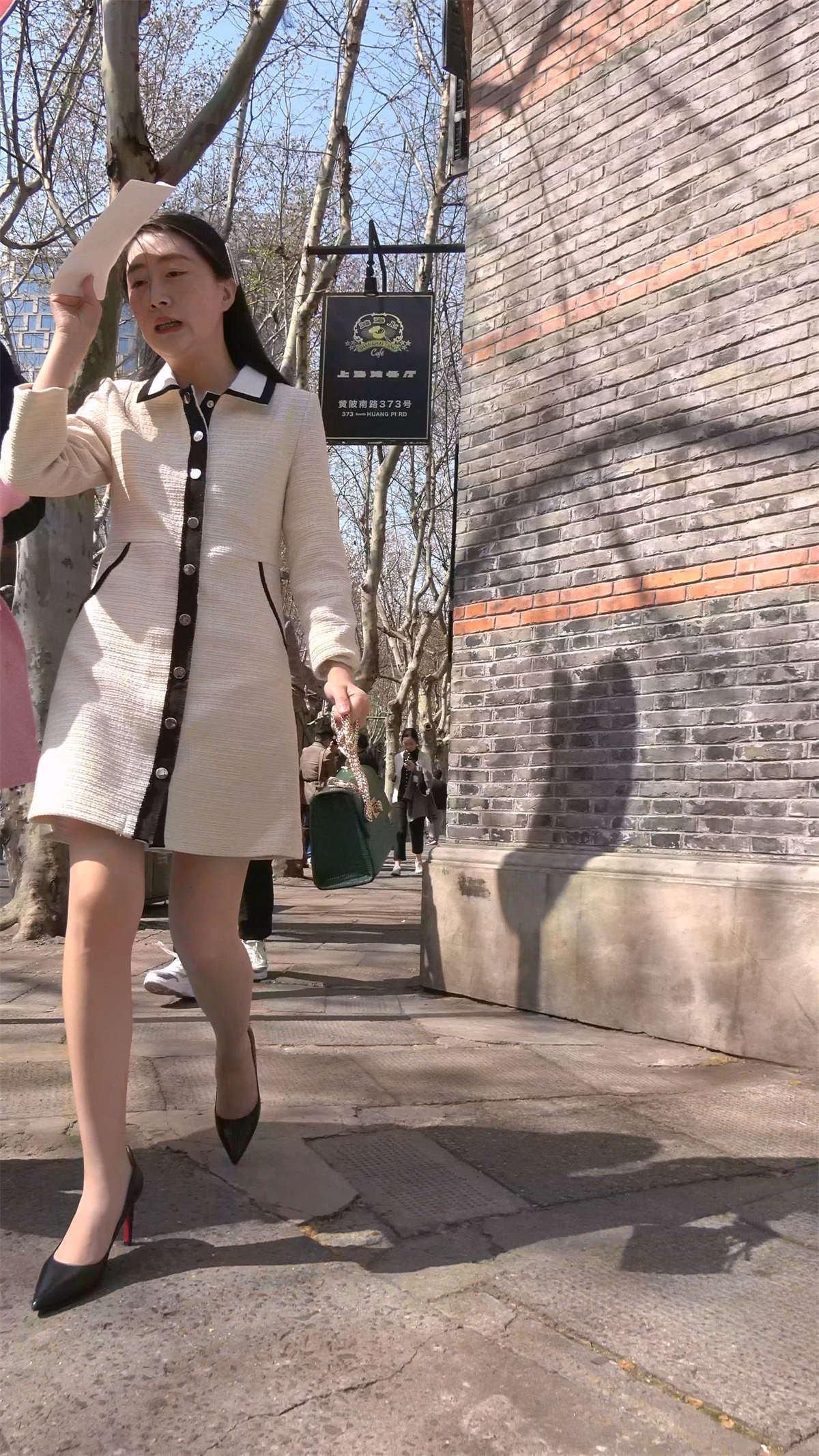 高跟丝袜米色群气质女神