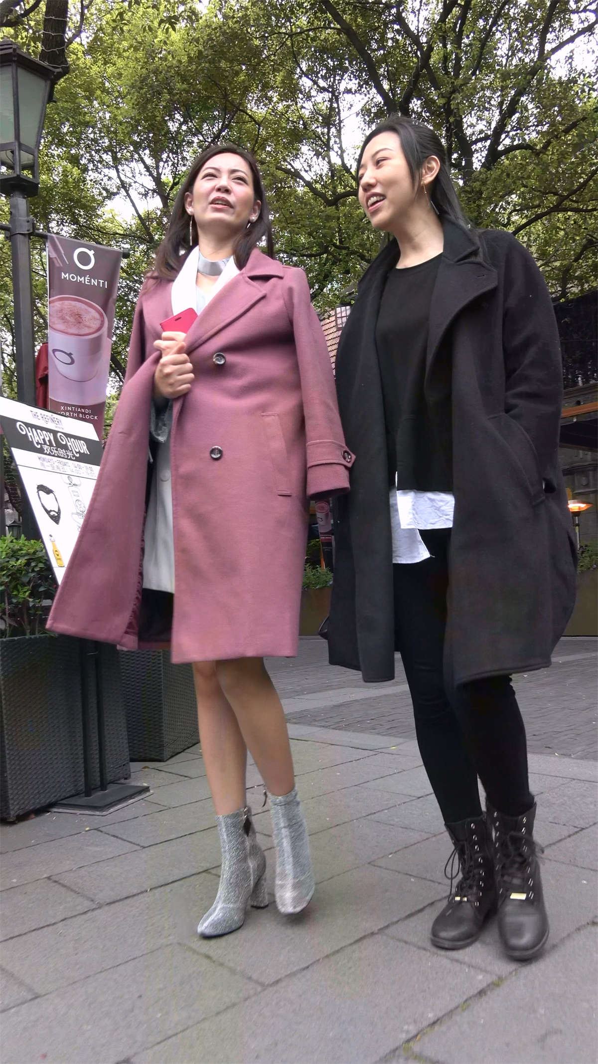 长大衣时尚成熟美女