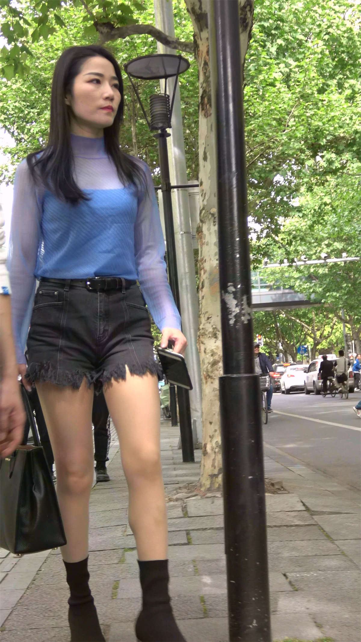 热裤性感美腿美女