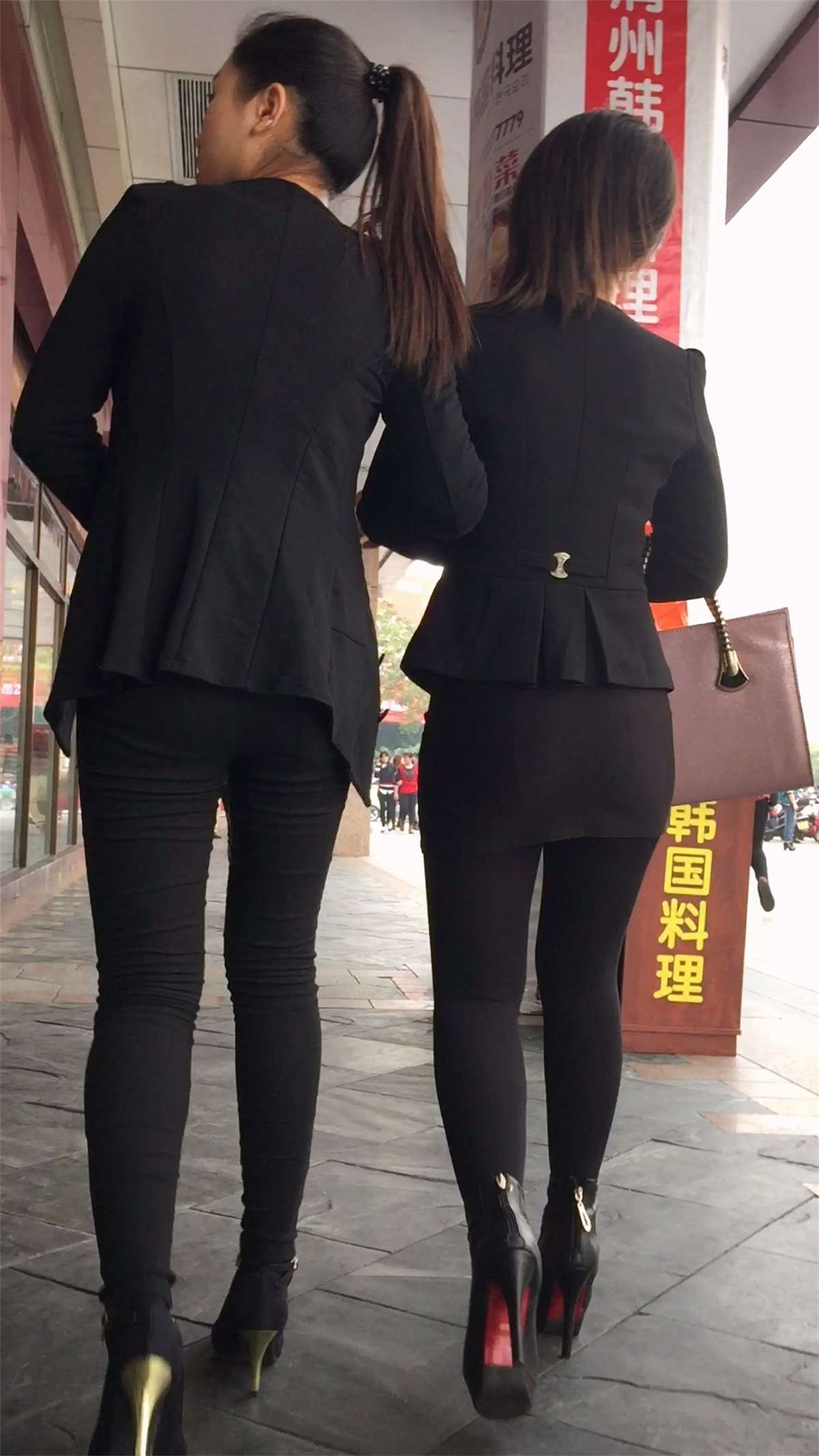 高跟OL职业装姐妹淘