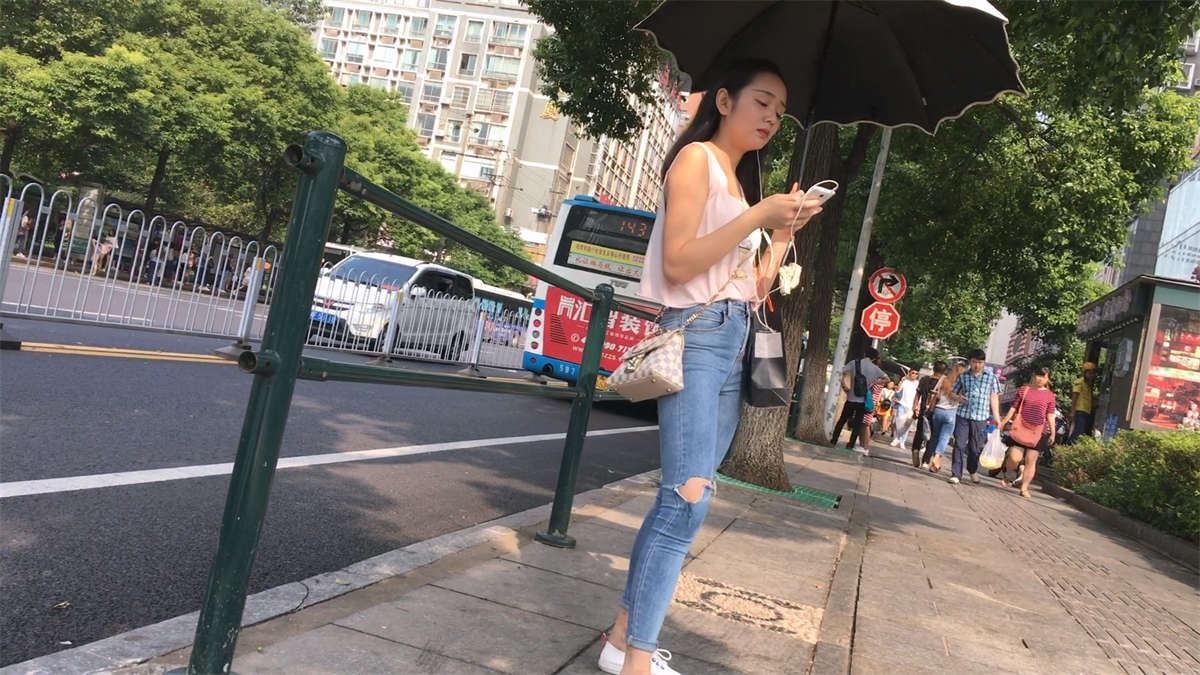 街拍美女